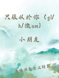 只服从於你（gl/h/微sm)