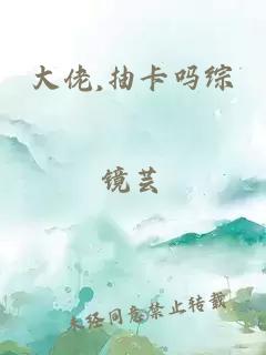 大佬,抽卡吗综