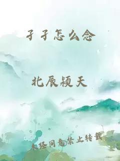 孑孑怎么念